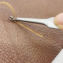 가죽공예 피할기 홈파기 U형 조각도 115MM 스티칭 가장자리 스키빙 공방 DIY