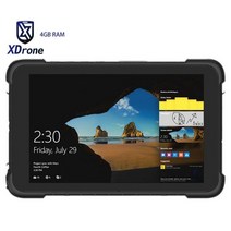 가성비 호환 태블릿 대형 게이밍 타블렛 견고한 윈도우 차량용 PC 4GB RAM 64GB ROM IP67 방수 충격 방지 8 인치 쿼드 코어 OTG 4G GNSS Ublox GPS, Windows 10 Home OS, Standard Version