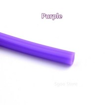 징크판넬 유연한 고무 호스 소프트 음료 파이프 워터 조인트 수족관 액세서리 1M 2X4 3X5 8X10mm, 10 Purpie_01 2X4mm (1m)