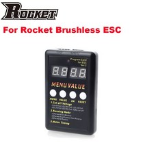 SURPASS HOBBY-로켓 브러시리스 전기 속도 컨트롤러 ESC 45A 60A 80A 120A 150A 1/10 1/8 1/5 RC 모터 자동차용 방수, [06] Programming Card