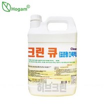크린큐 3.75L 냄새가 적은 다목적 세정제 세척 청소 용품, 1) 크린큐 3.75L 1개