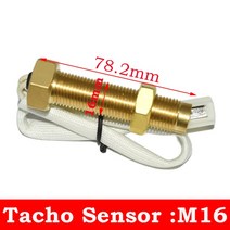 속도측정기 스피드건 속도계 새로운 85mm 디지털 자동차 Gps 속도계 120KMH 타코미터 0-8000RPM 미터 2 In, 09 Only M16 Sensor