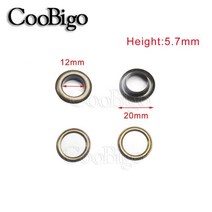 캠핑 웨건 금속 구멍 그로밋 텐트 천막 자동 캔버스 커버 시트 농장 쉼터 캐노피 야외 부츠 100 세트 골동품 황동, Dia. 12mm