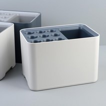 모던한 투톤컬러 디자인 우산보관대 물받이포함 우산꽂이 보관함, 다크그레이앤그레이