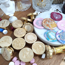 실링 스탬프 식물 시리즈 스탬프 인장 황동 도장 찍기 청첩장 생일축하카드 선물 포장 실링왁스세트 씰링헤드, zw-52