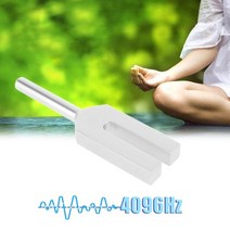 스펙트럼분석기 4096hz 에너지 튜닝 포크 크리스탈 알루미늄 합금 치유 소리 진동 요법, 없음