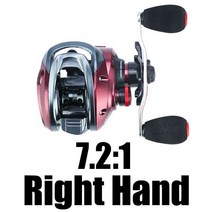 Seaknight 브랜드 붉은 여우시리즈 HG XG 7.2 : 1 8.1 : 1베이트 캐스팅 릴 원심 브레이크 시스템 13lbs 초경량 낚시 릴 192G, 7.2 Right