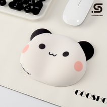 쿠슝 판다 팜레스트 마우스 손목 받침대 곰 마우스패드 쿠션, 1.CSPD - 판다, 1개