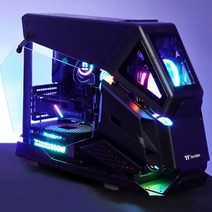 조립컴퓨터PC 미들타워 케이스 디자인용 강화유리 블랙 MINI 55CM, 단품