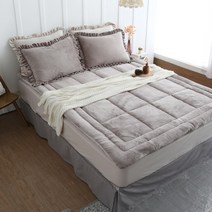 [아망떼] 굿타임 플란넬 극세사토퍼 K(5color), 색상:머스크블루