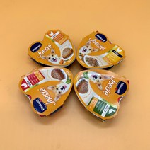 비타크래프트 조에시 강아지 애견 습식 하트캔 85g x 4캔묶음, 젤리소스 오리시금치x4개