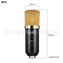 usb마이크 전기마이크 BM700USB반향 마이크 FL100컴퓨터 녹음 네트워크 K가전 그램스타일, C01-공식모델, T01-블랙