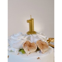 골드 엠보 숫자초 골드숫자초 생일초 파티초 기념일, 9
