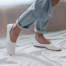 스퀘어토 발레슈즈 스타일 여자 베이직한 플랫슈즈