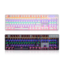한성컴퓨터 Gtune MKF30S Rainbow 키보드 화이트 적축