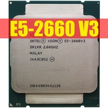 인텔 제온 CPU E5-2660V3 SR1XR X99 DDR4 RAM 2.60GHz 10 코어 25M LGA2011-3 V3 프로세서 E5 2660V3 2660