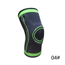 1pc 무릎 보호대 니패드 kneecap 무릎 패드 농구 배구 joelheira 가압 탄성 브레이스 벨트, 녹색 1pc 스트랩 없음, s