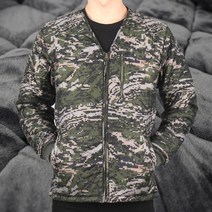 후아미 발열기모깔깔이 V넥 해병대디지털 군인 군대 군용 패딩 점퍼