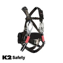 K2 전체식 안전벨트 KB-9203(Y) 일체형더블 건설현장 안전대 생명줄 위험작업용, 1개