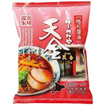 소유 라멘 후지와라 제면 이나 텐진 아사히카와 간장 건조 126g×10봉