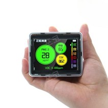 실내용 미세먼지 측정기 포름알데히드 TVOC PM2.5, 신선한공기버전-PM2.5+CO2+온도및습도