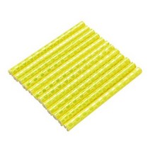12Pcs 자전거 산악 승마 바퀴 림 스포크 마운트 클립 튜브 경고 빛 스트립 반사판 반사, [05] Yellow