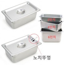 뚜껑포함 1/4 사이즈 스텐 밧드 받드 바트 1p