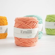 야나 에밀리(Emilli) 로프얀 350g 뜨개실 마크라메실 로프실 야나 면100% 코튼실 로프얀 뜨개질 에밀리실, 05 샌드베이지