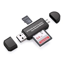 nfc도어락 상가도어락 마이크로 USB 카드 리더기 및 USB-마이크로-SD/TF 슬롯 노트북 컴퓨터 스마트폰용, 01 Card Reader