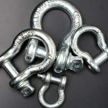 샤클 BC타입 1/2인치 2.0Ton 연결고리 견인고리 안전고리, 1개