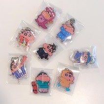 ✨ 짱구 아크릴 키링 8종 ✨ 1월10일 소품샵, 기모노를 입은 짱구