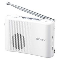 소니 Sony ICF-51 휴대용 소형라디오, 화이트, 화이트