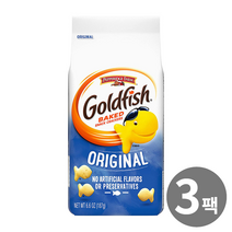페퍼리지팜 골드피쉬 베이크 크래커 오리지널 187g 3팩, 3개