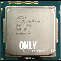 인텔 I5 3570 CPU 프로세서 쿼드 코어 (3.4Ghz /L3 = 6M/77W) 소켓 LGA 1155 데스크탑 i5-3570