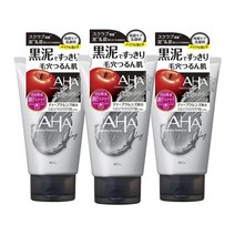 BCL Cleansing Research Black Cleansing Wash 클렌징 리서치 일본 AHA 블랙 클렌징폼 120g 3팩