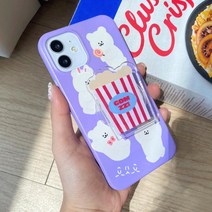 스마트톡 그립톡 휴대폰 스마트톡 자석 스마트톡 만들기 스마트톡케이스 아이폰 케이스 스마트링. (투명 아크릴톡) 곰찌 팝콘