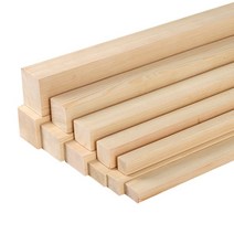 다루끼 각목 구조목 각재 방부목 기둥 나무 원목 긴, 소나무 6cmx6cm, 길이 160cm [1개]