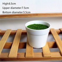 다용도 미니 화분 1 개 사각형 둥근 냄비 트레이 플라스틱 다육이 식물 정원 크리에이티브 작은, 03 xiaoyuan pot