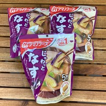 [이라운드몰]아마노푸드 동결 건조 가지 듬뿍 가지미소시루44.5g 5식 X 3개묶음, 옵션선택, 단품