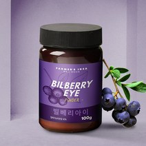 빌베리 추출 농축 분말 가루 파우더 100g 1통 빌베리 블루베리 다이어트