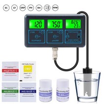 토양수분측정기 와이파이 PH 측정기 온도 TDS(ppm) EC ORP 물 테스터 Tuya 앱 스마트 모니터 수족관 수경법 수영장 용 디지털 분석기, US Plug Calibration