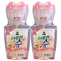 산도깨비 아로마 수 방향제 400ml 피치향 2개 거실 주방 냄새제거 화장실 욕실, 꽃향