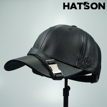 [햇츠온]J0SM216BK HatsON 브랜드 남자 여자 무지 심플 스트랩 스트럭쳐 하드 볼캡 야구 모자 AD