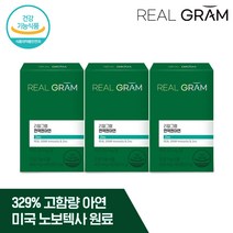 [본사공식] 리얼그램 면역력 글루콘산 아연 28mg 고함량 남자 여자 영양제 3병 6개월분, 1개