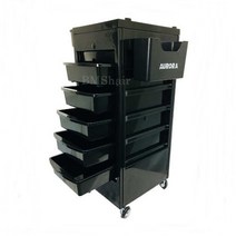 오로라 NEW 뉴 고급 A2 츄레이 5단 미용카트대 미용실 세트대 신형거치대, 1개