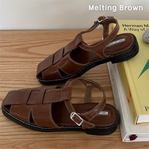 [로즈블로썸] [멜팅브라운] 여성 데일리 스트랩 피셔맨 샌들 2.5cm (8970510)
