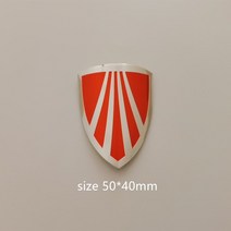 랩핑 데칼 자전거 헤드 배지 알루미늄 데칼 스티커 접이식 프론트 프레임 스팀 사이클링 액세서리 엠블럼, 07 TREK(red-2)