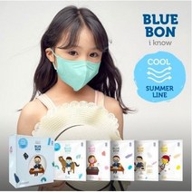 블루인더스 컬러마스크 아이노우 썸머라인 40매, 민트