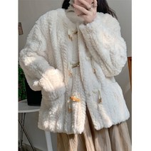 가을 여자뽀글이점퍼 캐주얼 투톤 요즘날씨 트윈룩 오버핏 하객룩 20대여성 청바지코디 오피스룩