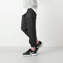 벤티브 여성 코튼 건빵조거 밴딩 베이직 카고 조거팬츠